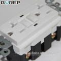 PC Material customized wall sockets gfci protected outlet